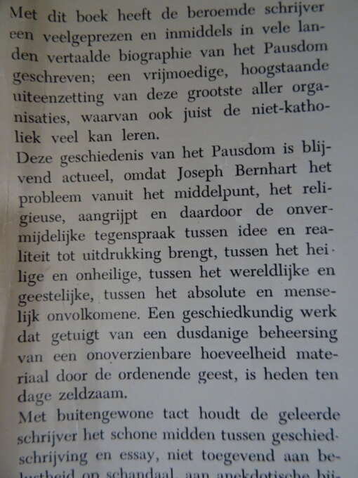 Joseph Bernhart De drievoudige kroon