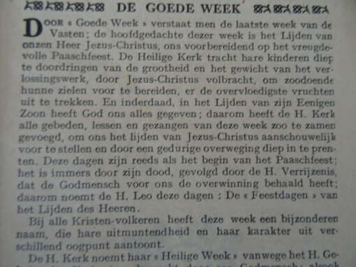 De Goede Week uitgegeven door de Abdij Keizersberg