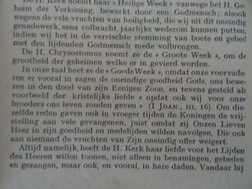 De Goede Week uitgegeven door de Abdij Keizersberg