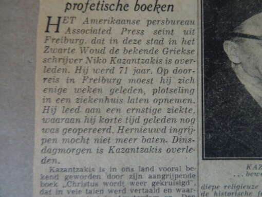 Niko Kazantzakis Christus wordt weer gekruisigd