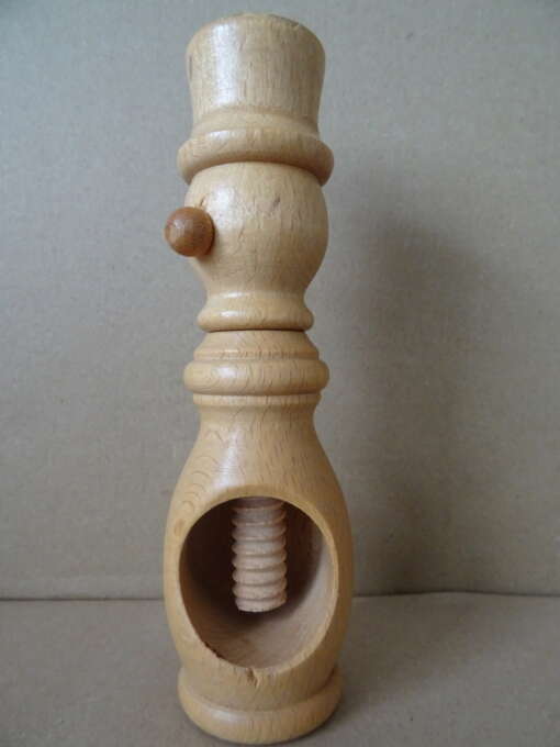 Vintage houten notenkraker 18cm