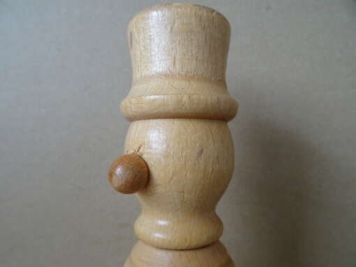 Vintage houten notenkraker 18cm