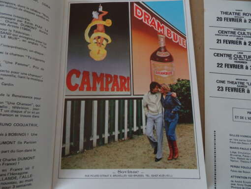 Charles Dumont Tournee 1980 boekjes