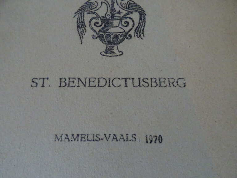 Alternative view of Mededelingen voor de vrienden van de abdij St. Benedictusberg