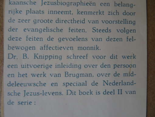 Pater Jan Brugman Leven van Jezus