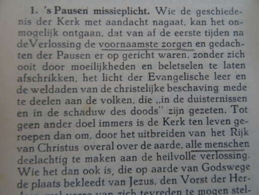 Rerum Ecclesiae Encycliek over de missies
