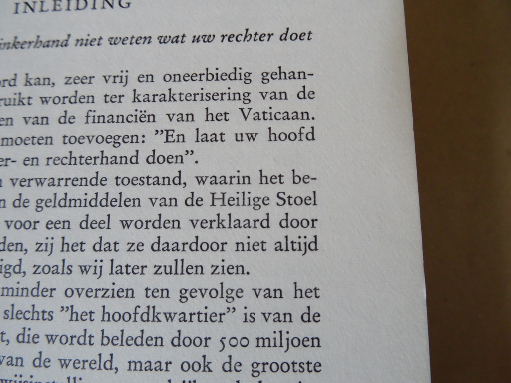 Corrado Pallenberg De financiën van het Vaticaan Corrado Pallenberg De financiën van het Vaticaan