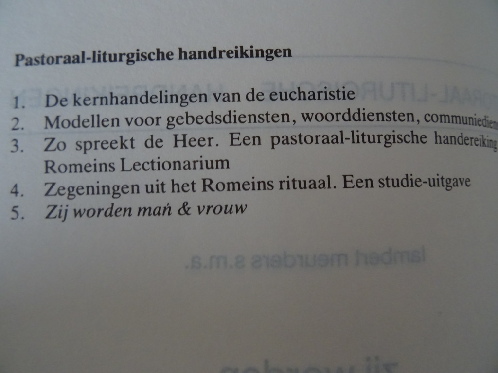 Pastoraal-Liturgische handreikingen Deel 1 3 4 en 5 - Afbeelding 23