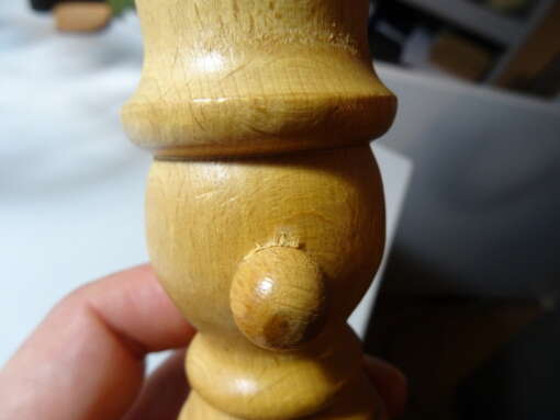 Vintage houten notenkraker 18cm