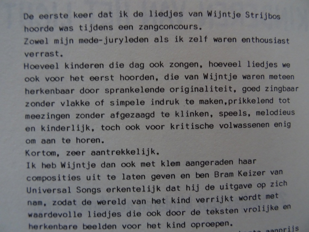 Wijntje Strijbos-Norbruis Kinderen van het licht 23 liedjes - Afbeelding 9