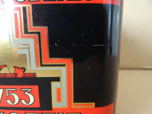Vintage blik Douwe Egberts anno 1753 aroma koffie