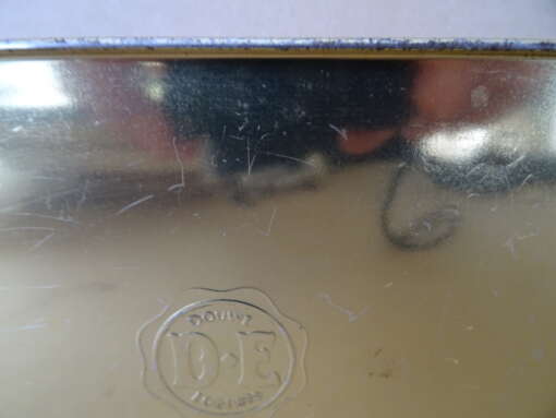 Vintage blik Douwe Egberts anno 1753 aroma koffie