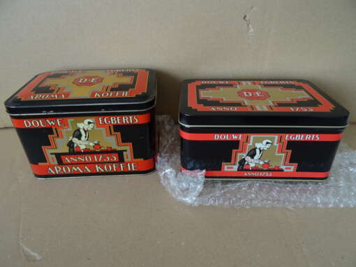 Vintage blik Douwe Egberts anno 1753 aroma koffie