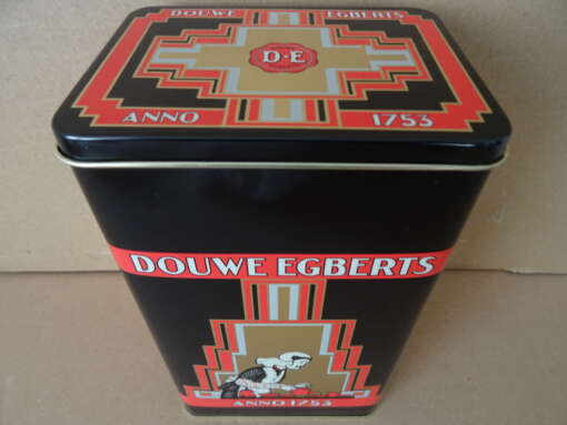 Vintage koffieblik Douwe Egberts anno 1753 Nieuw