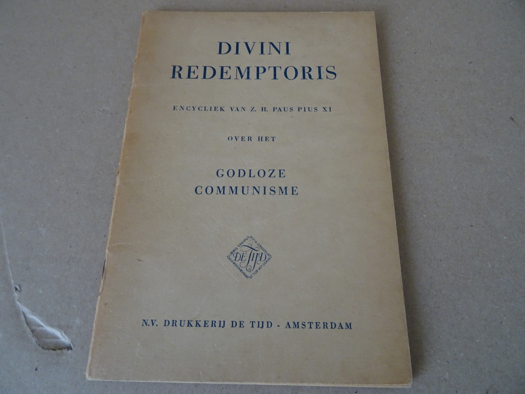 Divini Redemptoris Encycliek van Z. H. Paus Pius XI - Afbeelding 2