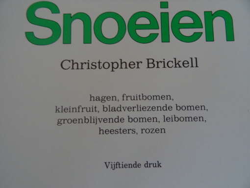 Christopher Brickell Snoeien