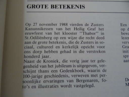 In Lumine Tuo Honderd jaar Kanunnikessen