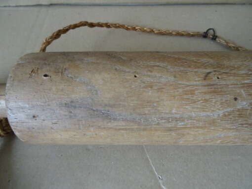 Antieke houten deegroller 55cm