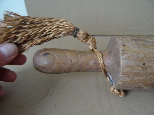Antieke houten deegroller 55cm