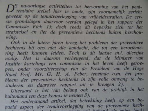 Mr. E. A. M. Lamers Preventieve hechtenis