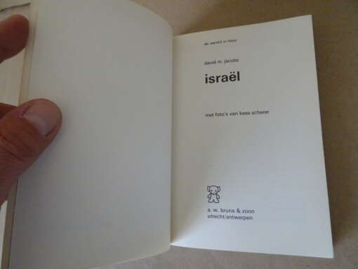 David M. Jacobs Israël met foto's van Kees Scherer