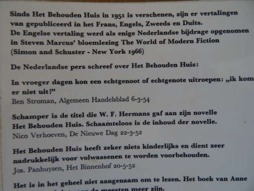 Willem Frederik Hermans Het behouden huis