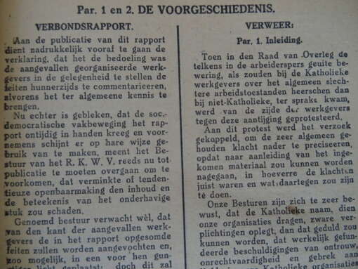R.K. Werkliedenverbond Om waarheid en recht