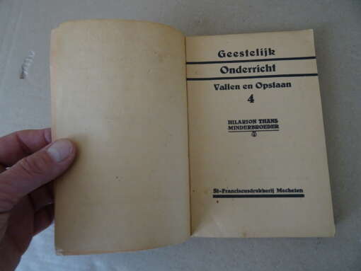 Hilarion Thans Geestelijk Onderricht 4 Vallen en opstaan
