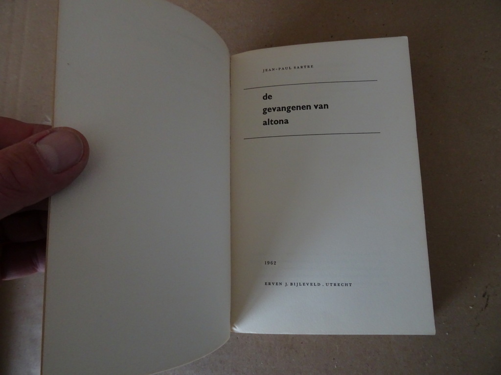 Jean-Paul Sartre De gevangenen van Altona - Afbeelding 5