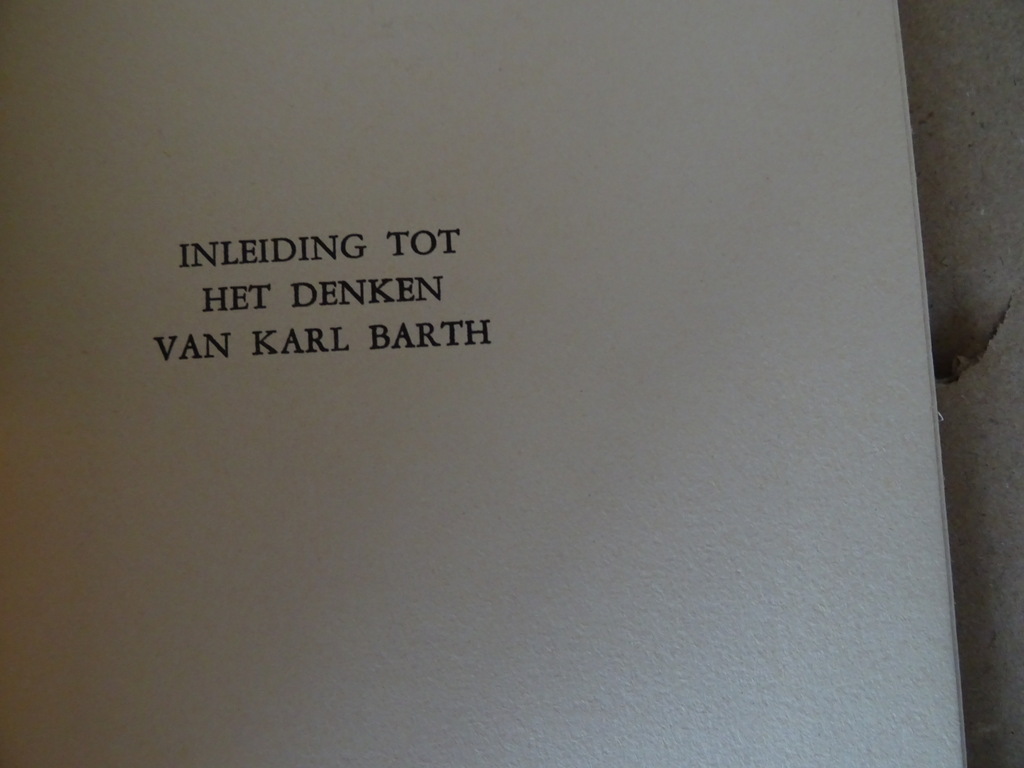 E. L. Allen Inleiding tot het denken van Karl Bath - Afbeelding 7