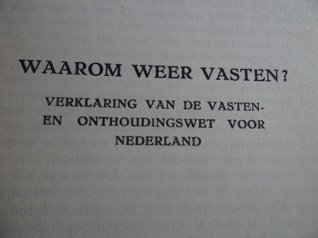 Waarom weer vasten? Uitgave Katholieke Actie in Nederland - Afbeelding 6