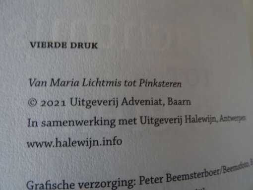 Van Maria Lichtmis tot Pinksteren