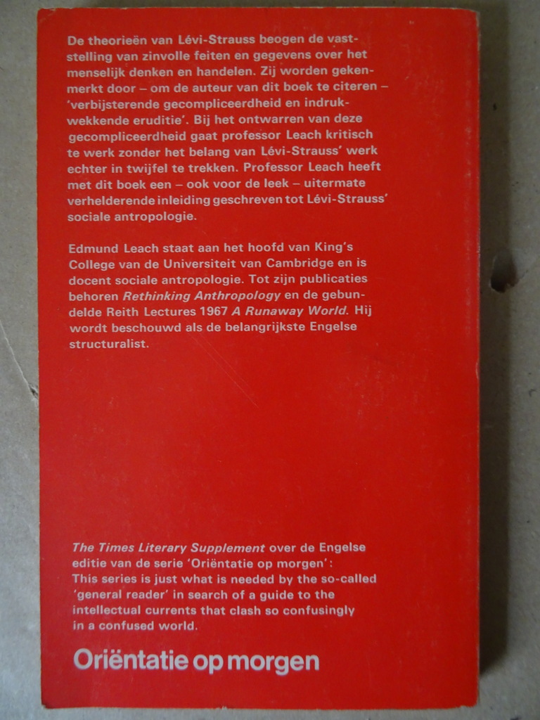 Edmund Leach Claude Levi Strauss - Afbeelding 16