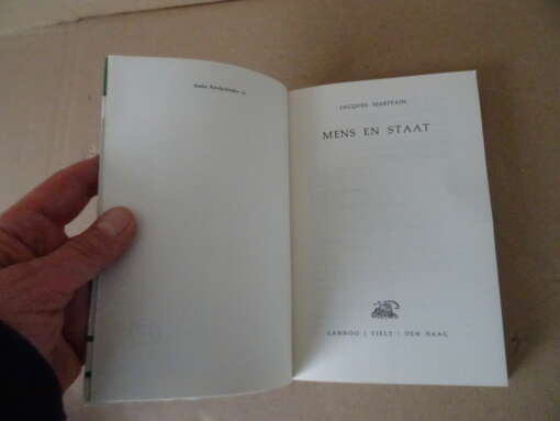 Jacques Maritain Mens en Staat