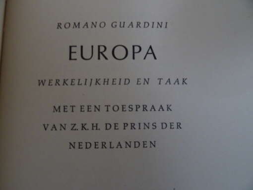 Romano Guardini Europa