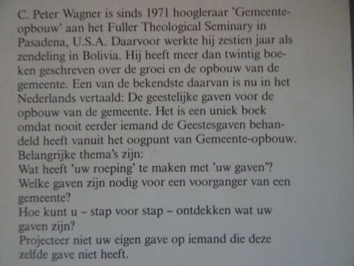 Peter Wagner De geestelijke gaven