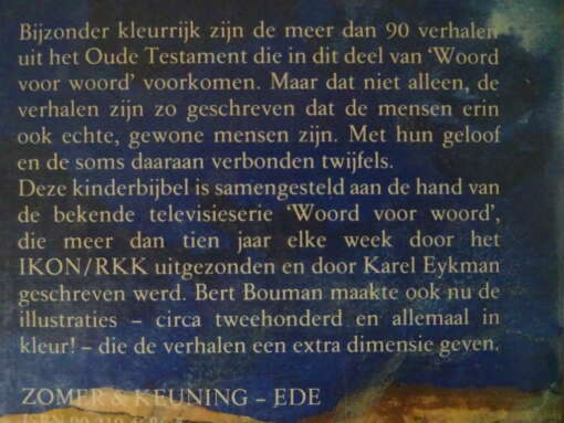 Karel Eykman Woord voor woord kinderbijbel Het Oude Testament