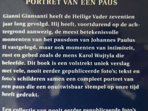 Gianni Giansanti Johannes Paulus II Portret van een paus
