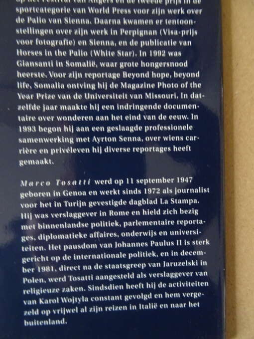 Gianni Giansanti Johannes Paulus II Portret van een paus