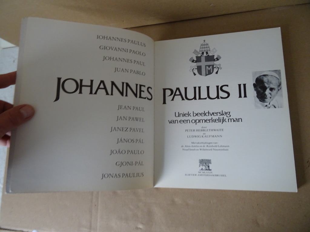 Peter Hebblethwaite Ludwig Kaufmann Johannes Paulus II - Afbeelding 6