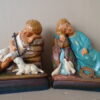 Antieke beelden Jezus en Johannes