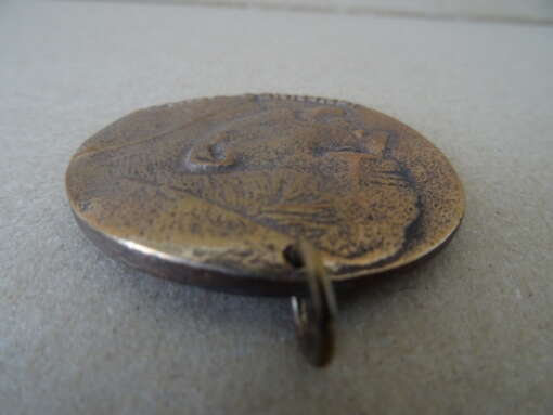 Bronzen penning paus Johannes Paulus II