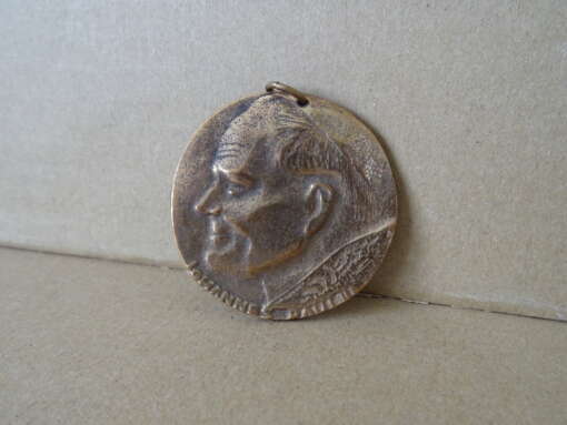 Bronzen penning paus Johannes Paulus II