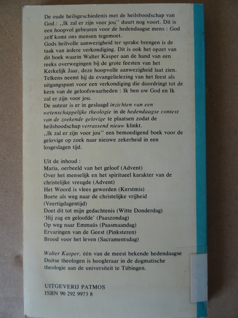 Walter Kasper Ik zal er zijn voor jou - Afbeelding 15