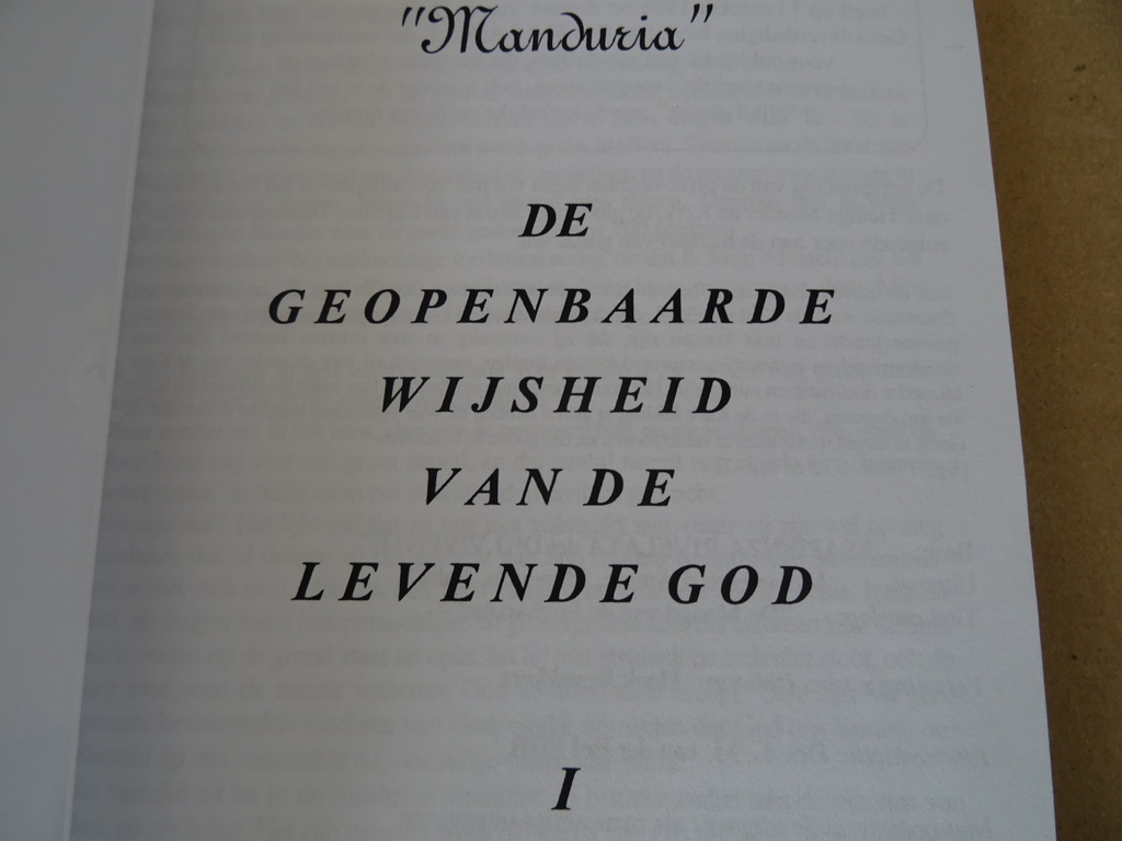 De geopenbaarde wijsheid van de Levende God I - Afbeelding 5