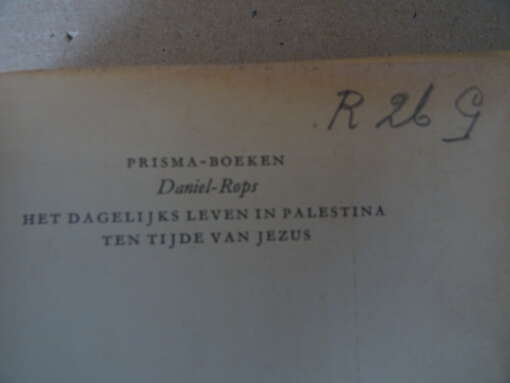 Daniel Rops Het dagelijks leven in Palestina