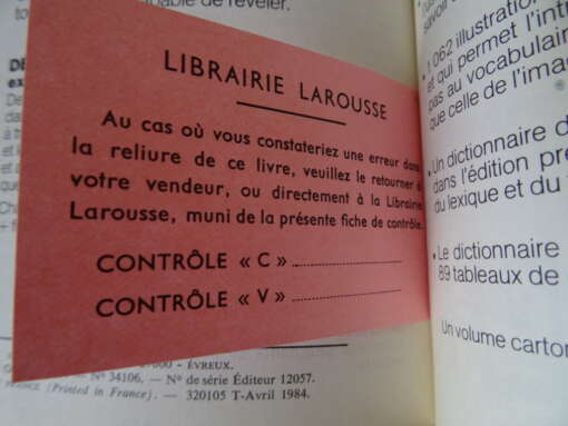 Nouveau Larousse des débutants 1977