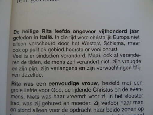 Augustijnen H. Rita van Cascia met prentjes