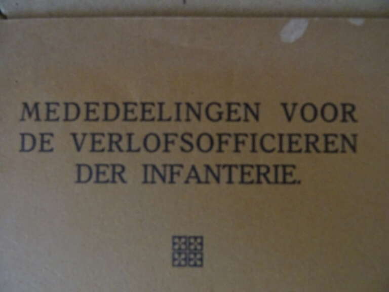 Alternative view of Mededeelingen voor de verlofsofficieren der infanterie 1926