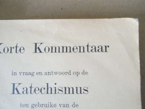 Cunibertus Sloots Korte kommentaar in vraag en antwoord op de Katechismus